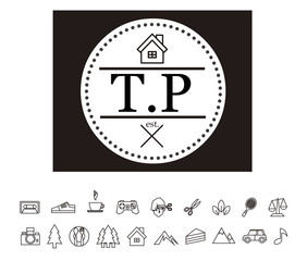 TP Initial Logo for your startup venture