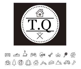 TQ Initial Logo for your startup venture