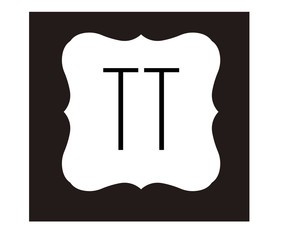 TT Initial Logo for your startup venture