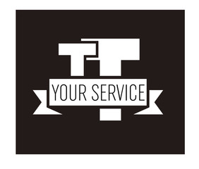 TT Initial Logo for your startup venture