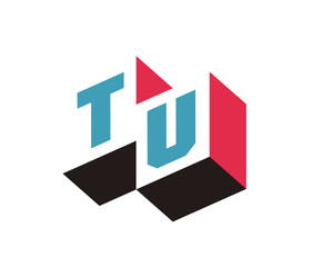 TU Initial Logo for your startup venture