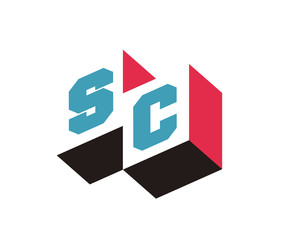 SC Initial Logo for your startup venture