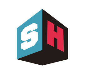 SH Initial Logo for your startup venture