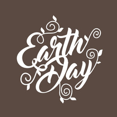 Earth Day design. EPS 10 vector.