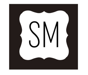 SM Initial Logo for your startup venture