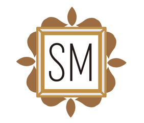 SM Initial Logo for your startup venture