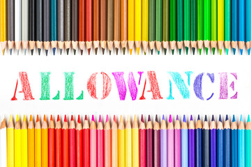 allowance drawing by colour pencils