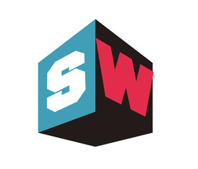 SW Initial Logo for your startup venture