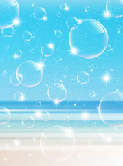 海　夏　風景　背景