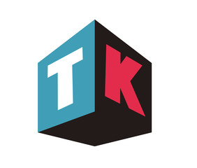 TK Initial Logo for your startup venture