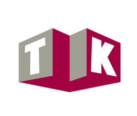 TK Initial Logo for your startup venture