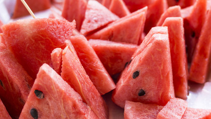 Slices of red watermelon/Watermelon
