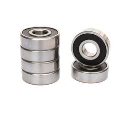 bearings on white background with clipping path