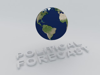 Political Forecast concept