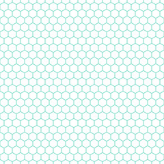 white & aqua honeycomb pattern, seamless texture background