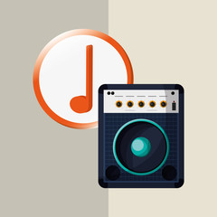music illustration design, editable vector