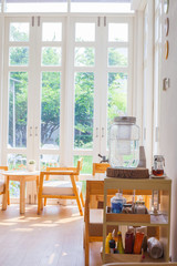 Window with a view of the garden