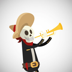 Graphic design of mexican culture