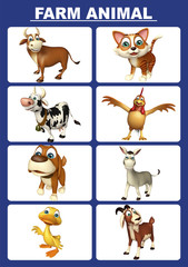 farm animal chart