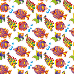  pattern with fishes