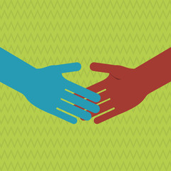 Illustration of help and support, editable vector