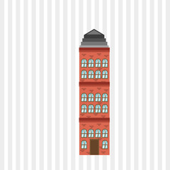 Illustration of building , vector design, building and real estate related