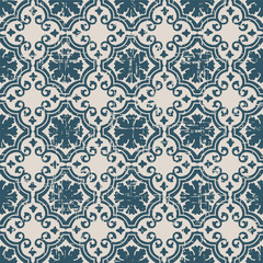 Seamless worn out antique background 009_spiral round curve