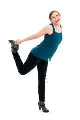 Fashion portrait of Healthy, active, attractive young woman