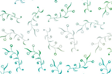 little flowers - pattern - graphic background design