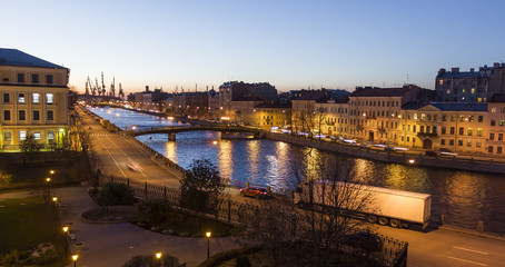Fototapeta premium Streets of St. Petersburg