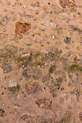 stone and stucco wall, background