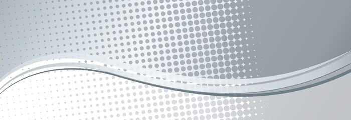 Grau Banner welle gerastert