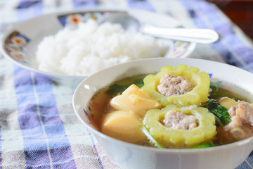 Bitter Gourd Soup with Pork