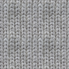 Naklejka na ściany i meble Handmade knitting wool seamless pattern