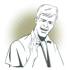 Successful businessman okay gesture OK