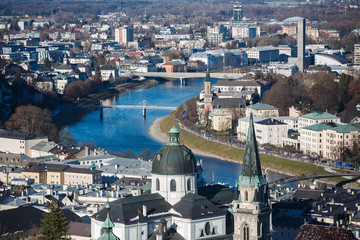 View of Salzburg city