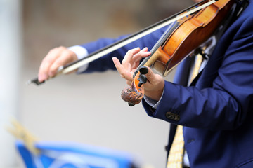 Man playing violin