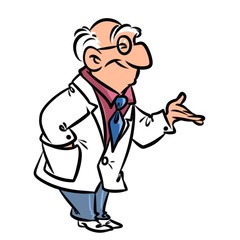 Doctor cartoon illustration isolated image character