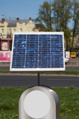 solar panel,  small solar panel  in urban contest, solarenergie
