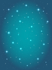 abstract background with night sky and stars. vector