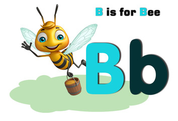 Bee with alphabte