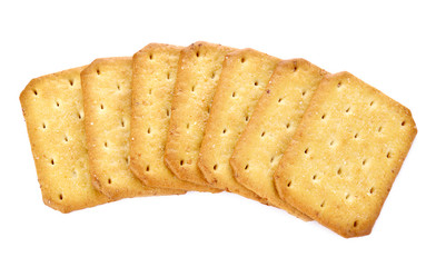 Biscuit on a white background.