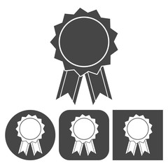 Award icon - vector icons set