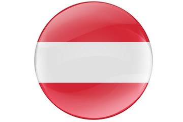 Austria Button Flag