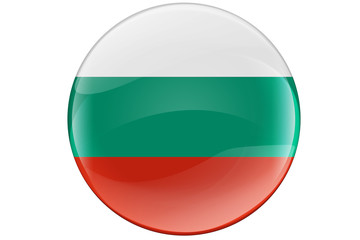 Bulgaria  Button Flag
