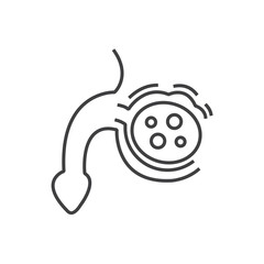 Line icon Prostate Cancer icon