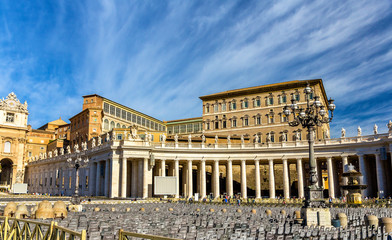 Fototapeta premium The Apostolic Palace in the Vatican city