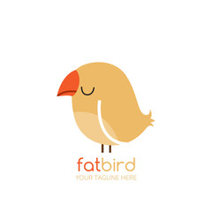 Bird logo design template.