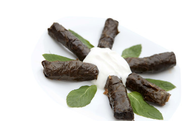 Stuffed Grape Leaves( dolmades) 