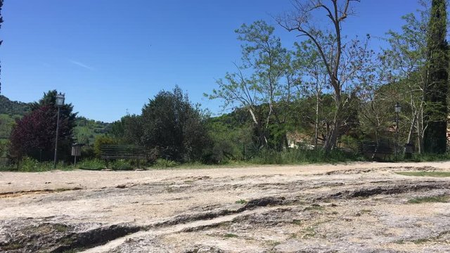 Rocks of Bagno Vignoni, Tuscany